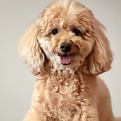 CJ, a mini-goldendoodle